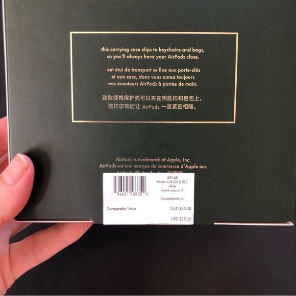 NWT Kate Spade New York AirPods 3rd Generation with Clip - Picture 8 of 8